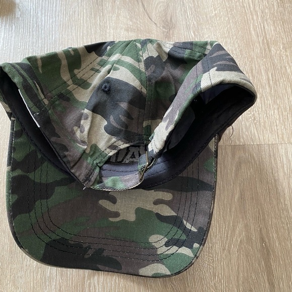 MAMA Stony Clover Look patch logo Army Print Camo Print Baseball Hat - Picture 4 of 5